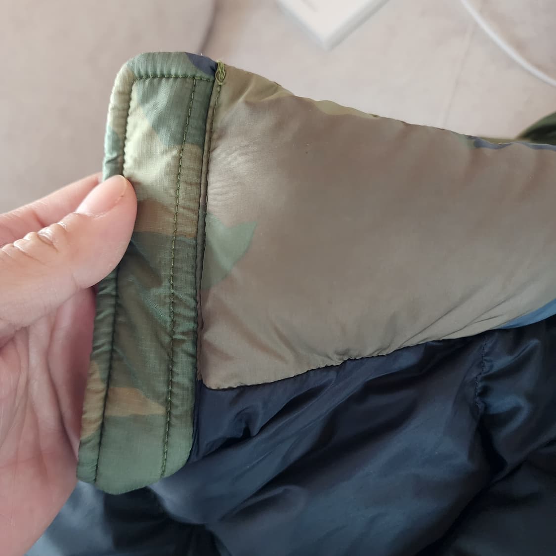 오리지널 일본판 노스페이스 700 눕시 센터로고 카모M(100~105) 상품이미지7