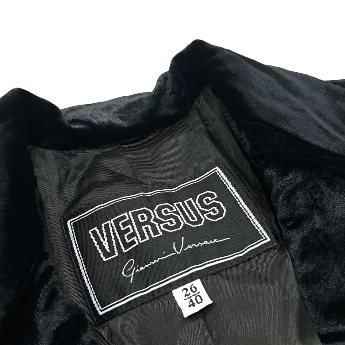 CN779 S 베르사체 VERSUS 블랙 벨벳 메두사 블레이저 자켓 상품이미지3