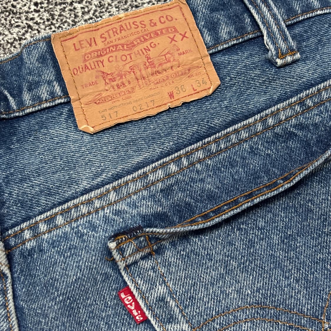 80s 빈티지 리바이스 517 66 후기 허리43cm 상품이미지7