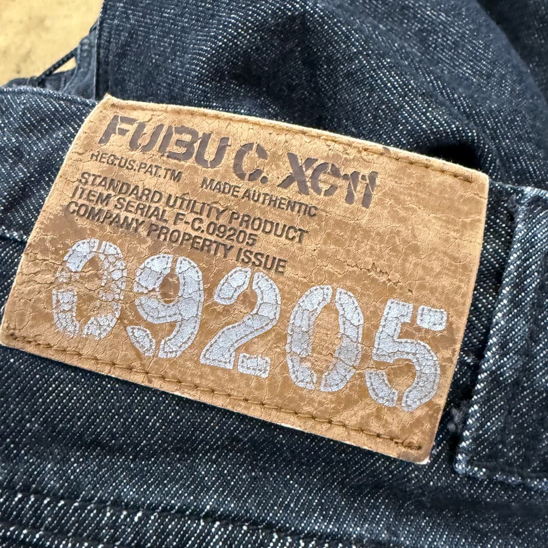 [ 정품/76-94 ] FUBU 올드스쿨 와이드 데님 청바지 상품이미지6