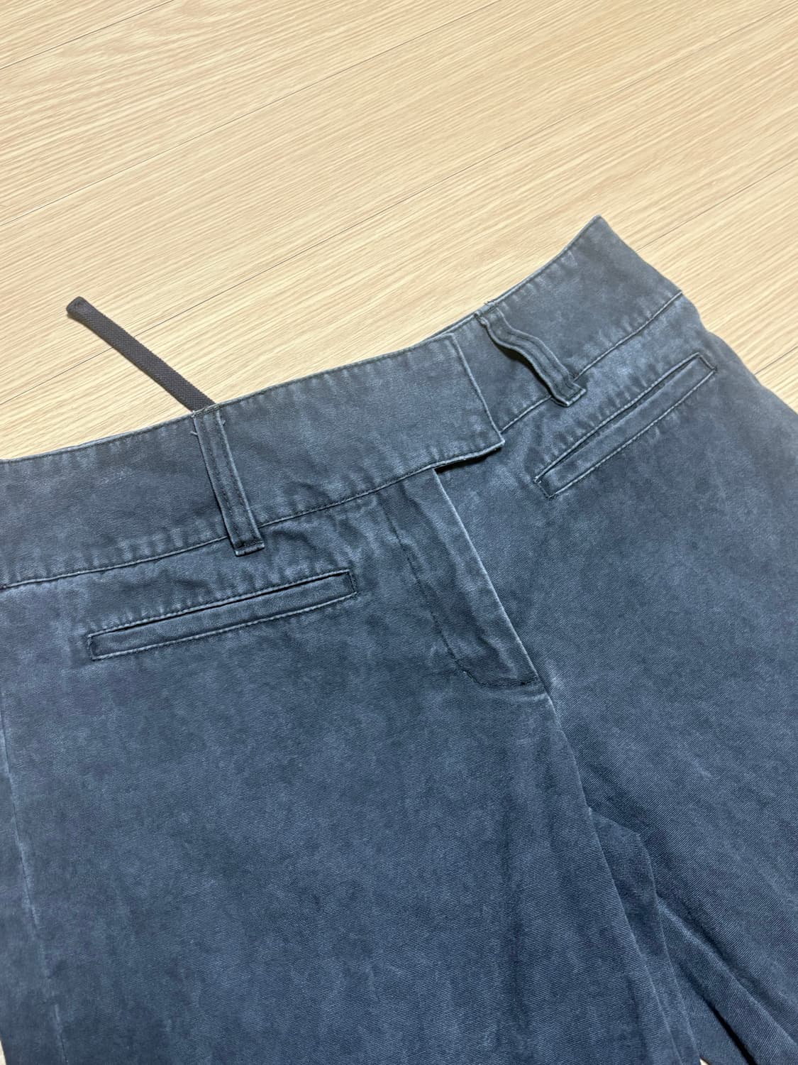 1회착용) 코이세이오 더블 카프리 블랙 팬츠 상품이미지3