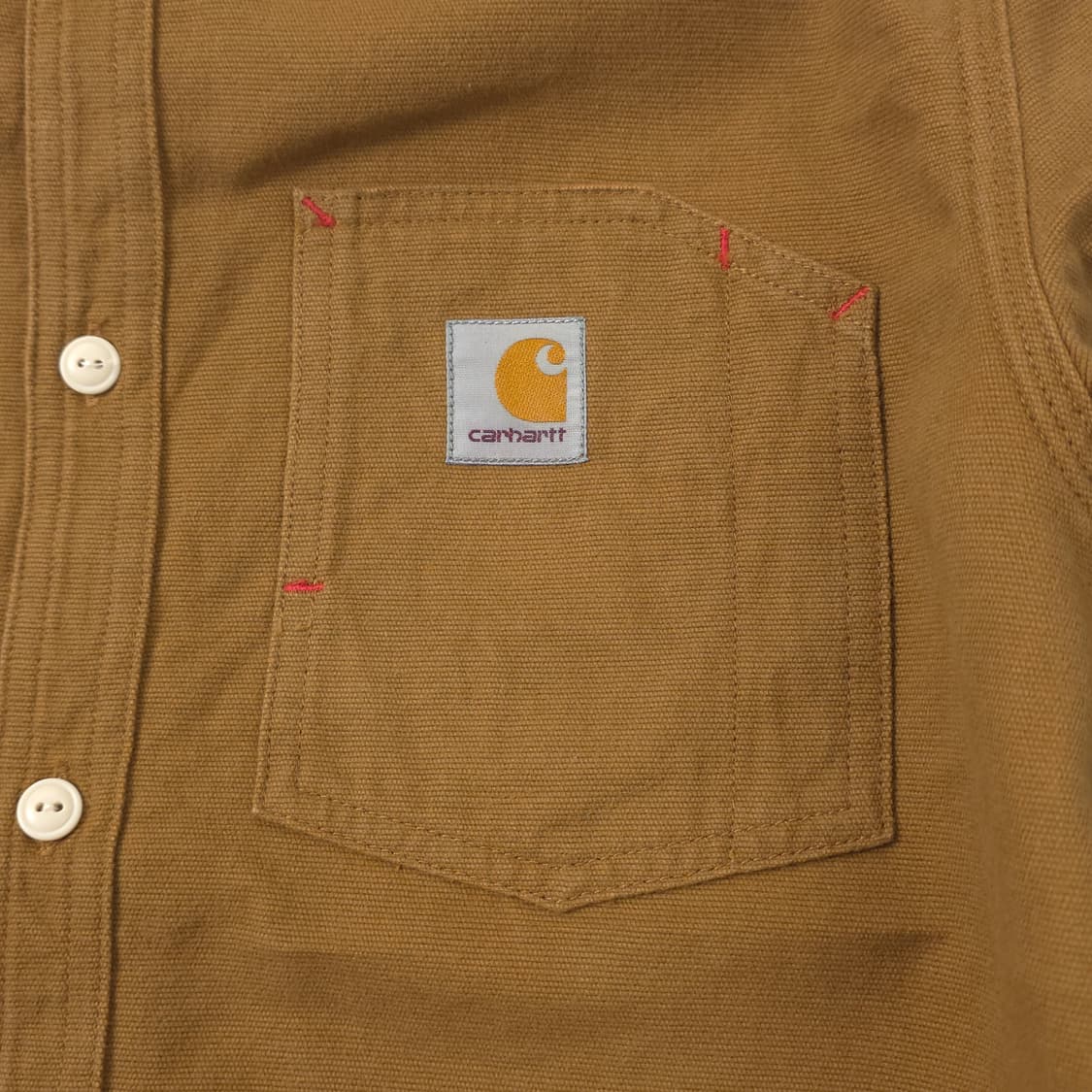 칼하트wip 코튼 토니 셔츠 칼하트브라운 (M) 상품이미지3