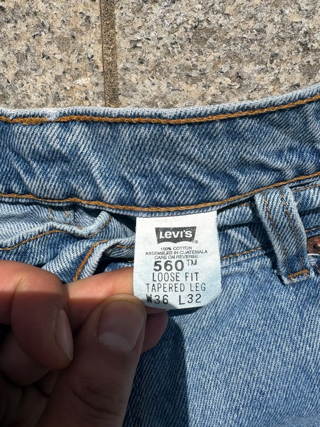 90s 리바이스 560 데님팬츠 상품이미지3