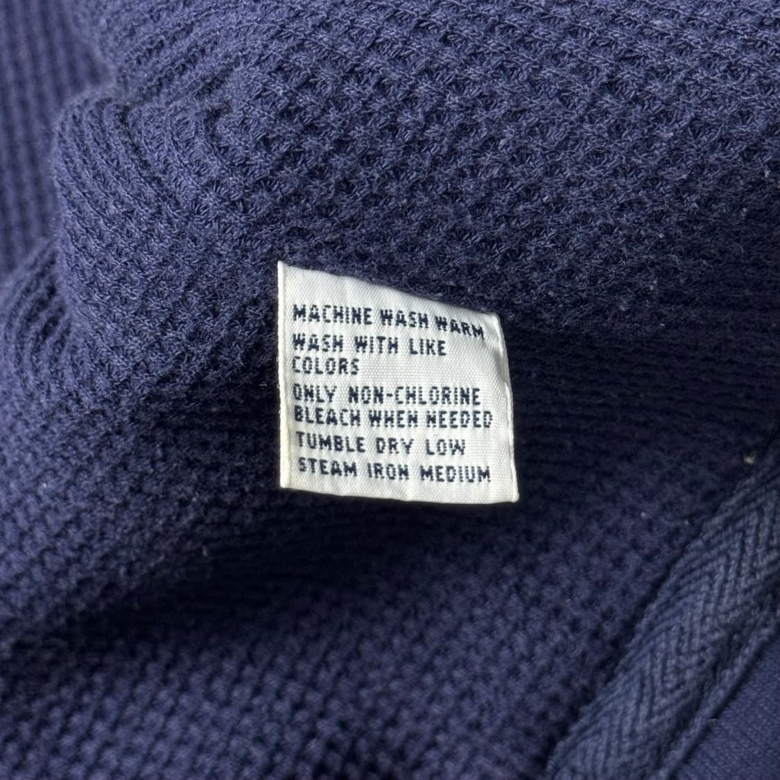 (M) 폴로 랄프로렌 투웨이 써멀 후드집업 네이비 상품이미지4