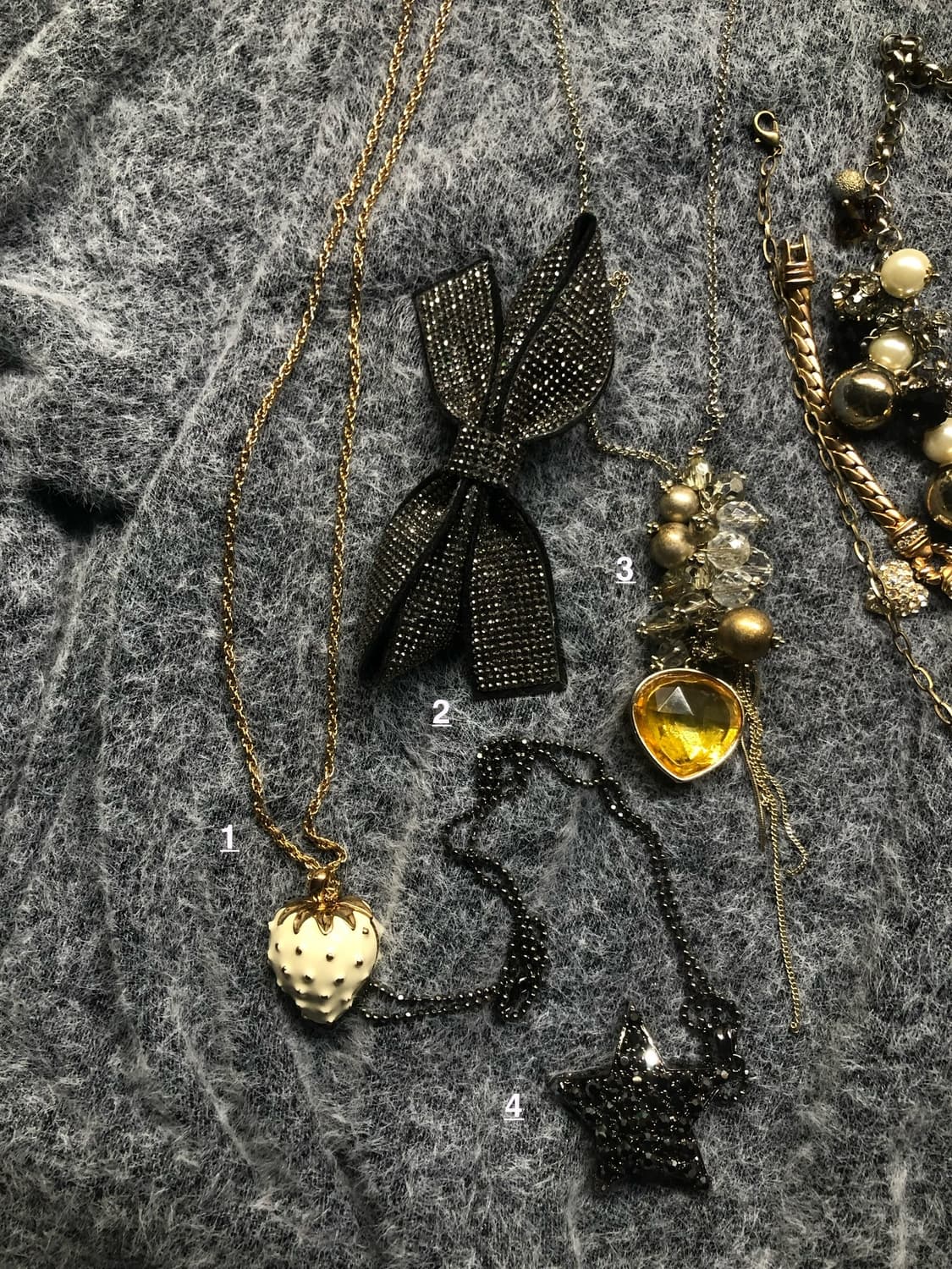 빈티지 목걸이 팔찌 헤어핀 /갸루 펑크 상품이미지2