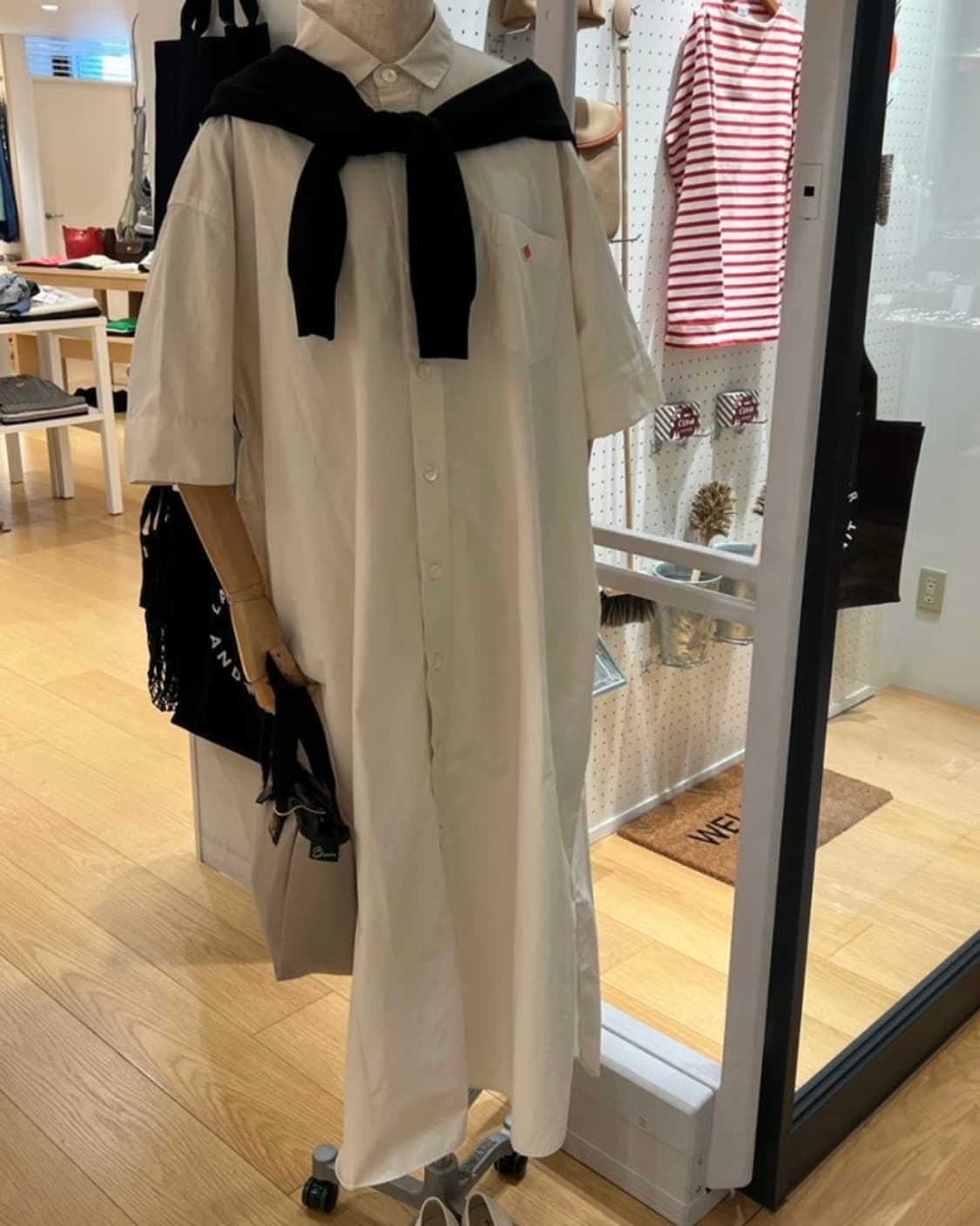 유노이아 단톤 셔츠 원피스 상품이미지9