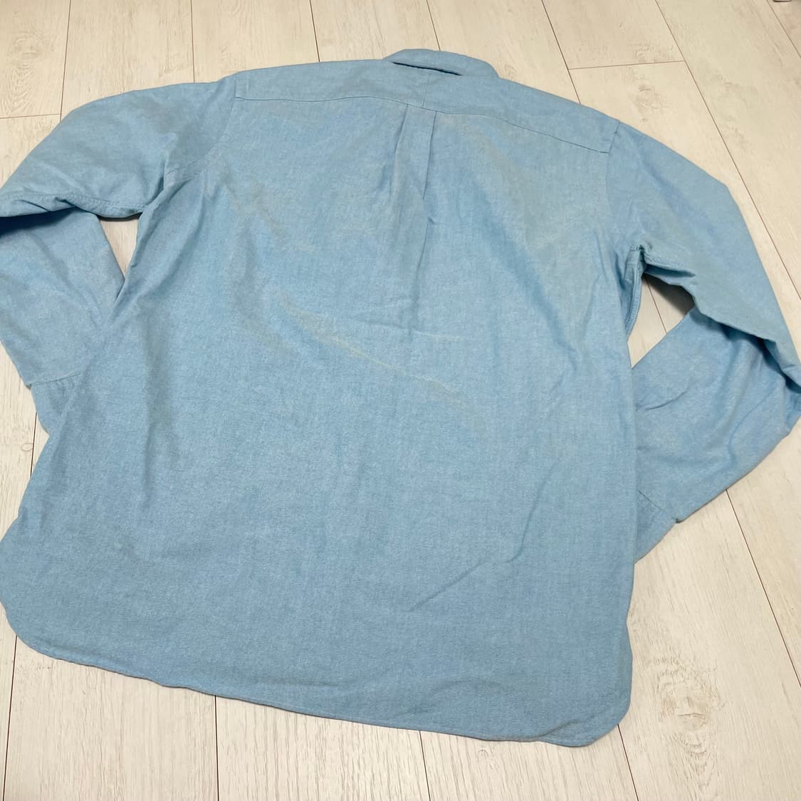 POLO 폴로 랄프로렌 아쿠아블루 옥스퍼드 셔츠 상품이미지5