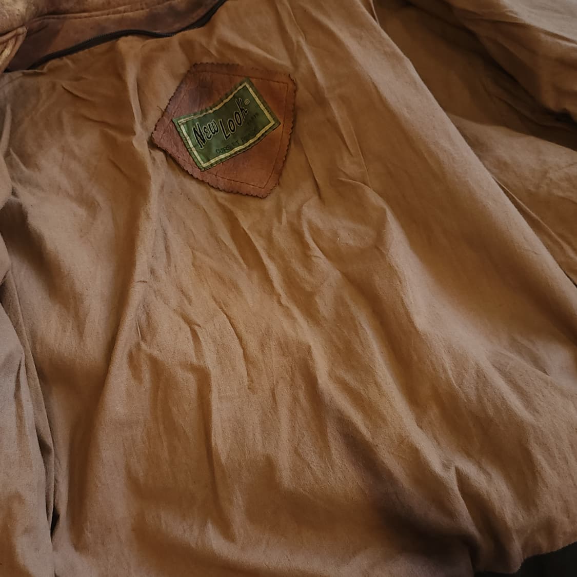 90s 프렌치 파이어맨 가죽자켓 헤비레더 바이커 봄버 레더자켓 52 상품이미지8