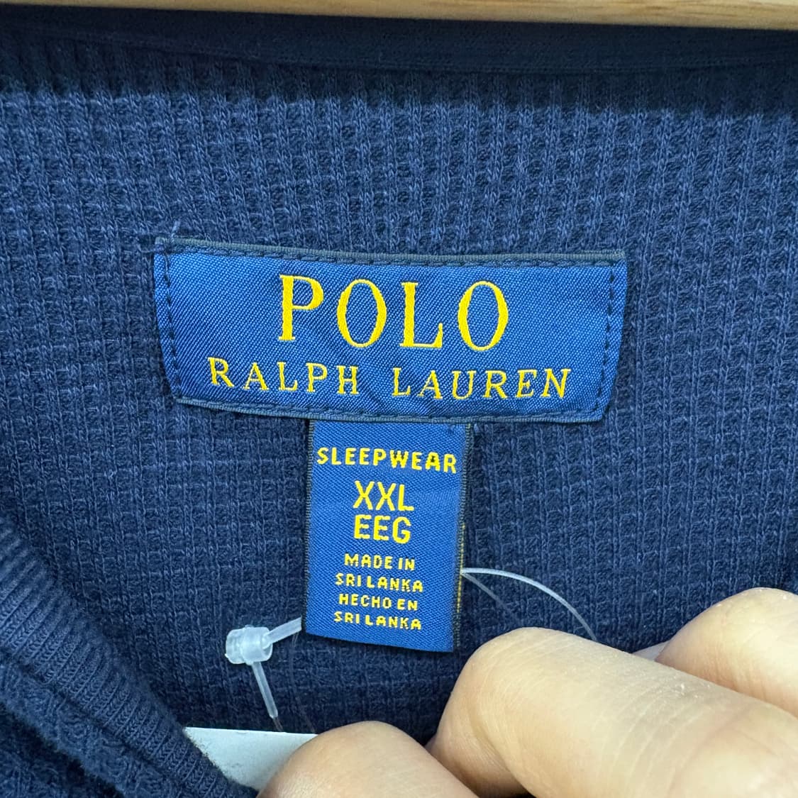 폴로 랄프로렌 네이비 롱슬리브 티셔츠 남성2XL 상품이미지3