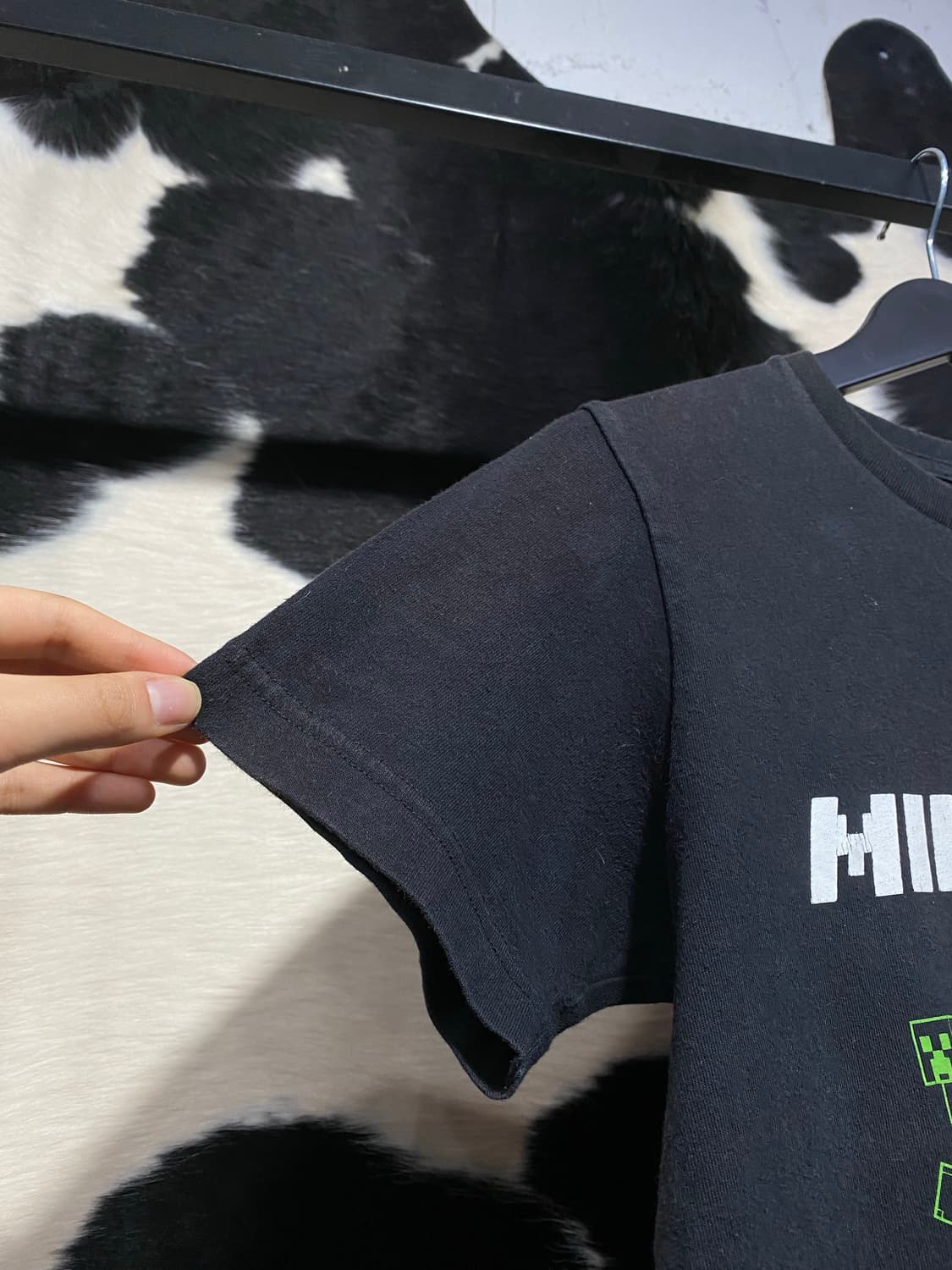 Uniqlo 마인크래프트 프린팅 반팔 티셔츠 상품이미지4
