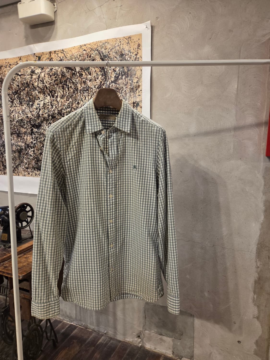 버버리 깅엄패턴 셔츠 상품이미지7