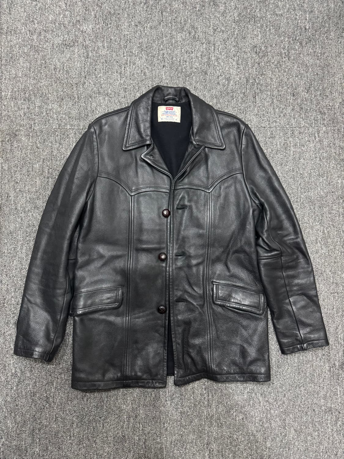 빈티지 리바이스 카우하이드 웨스턴 레더 카코트 XL 올드갭 더블알엘 상품이미지4