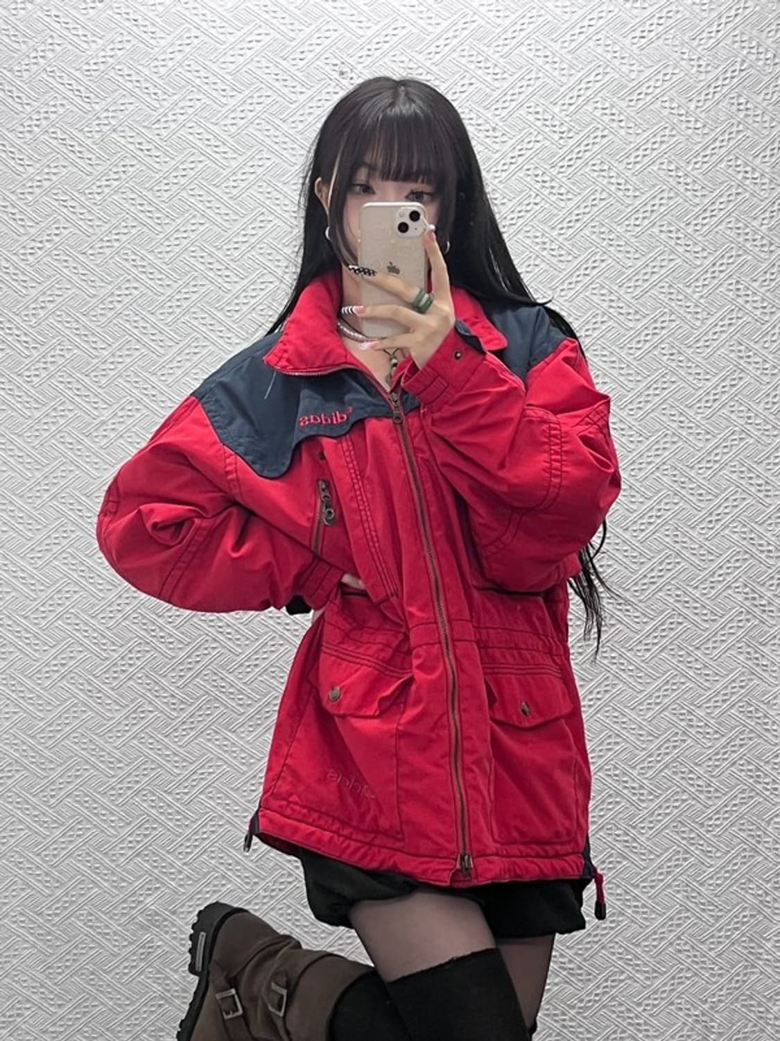 아디다스 올드스쿨 레트로 스펠아웃 워크 바람막이 자켓 105 C10596 상품이미지2