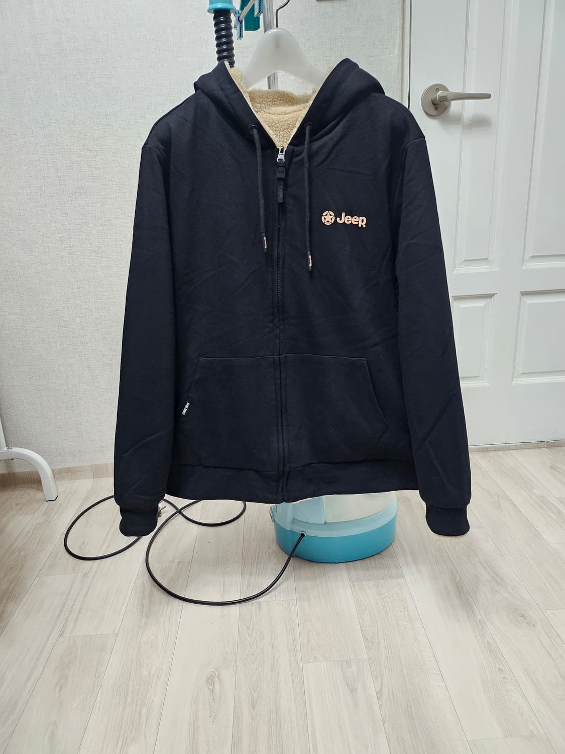 (100~105)XL☆초대장급☆Jeep지프 리버시블 쉐르파 후리스점퍼 상품이미지7