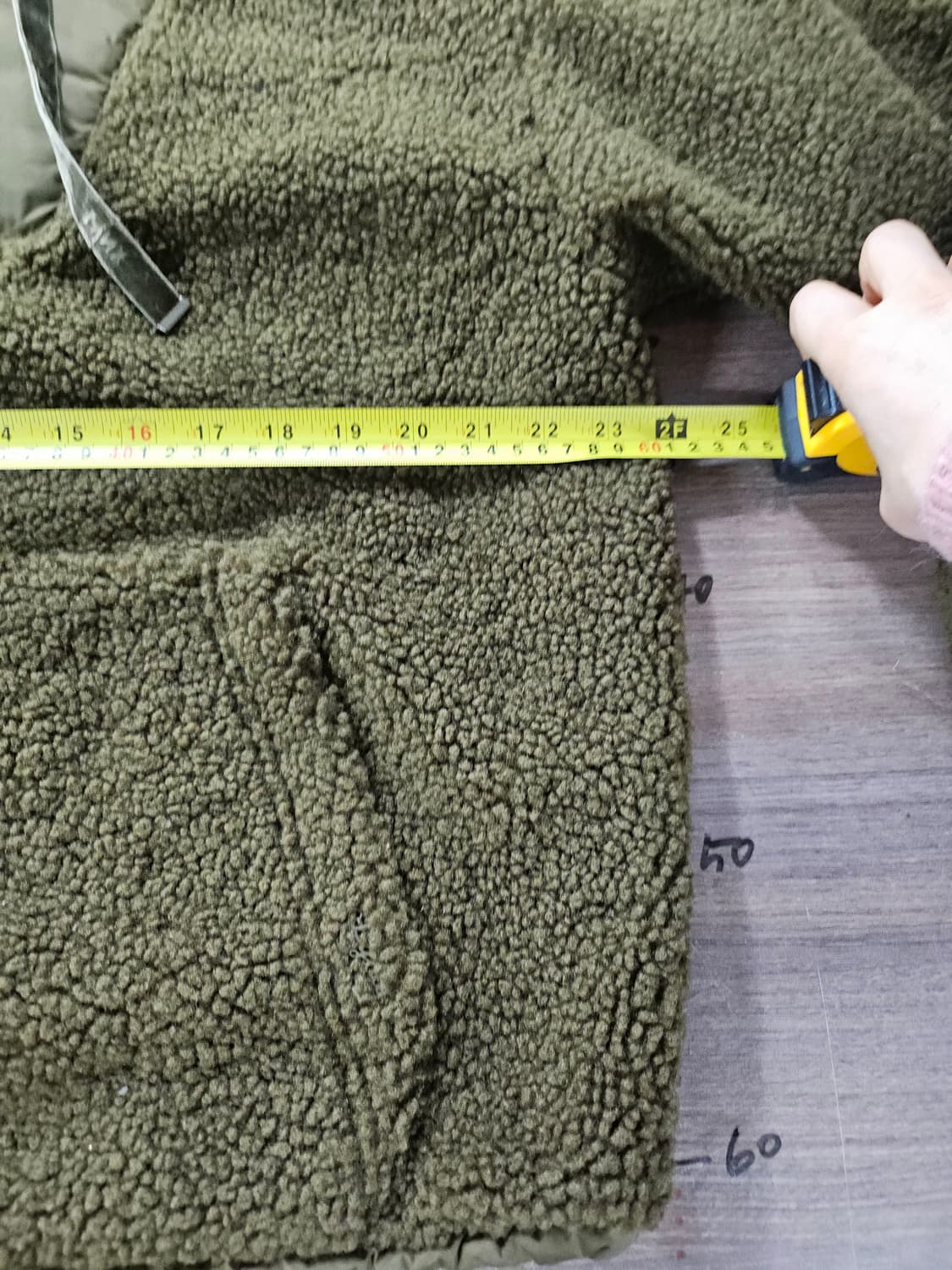 LYNX  후리스 아노락 후드티 카키  95 상품이미지6