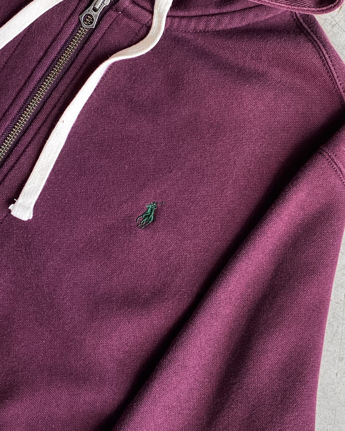 폴로 랄프로렌 써멀 오버사이즈 후드집업  상품이미지6