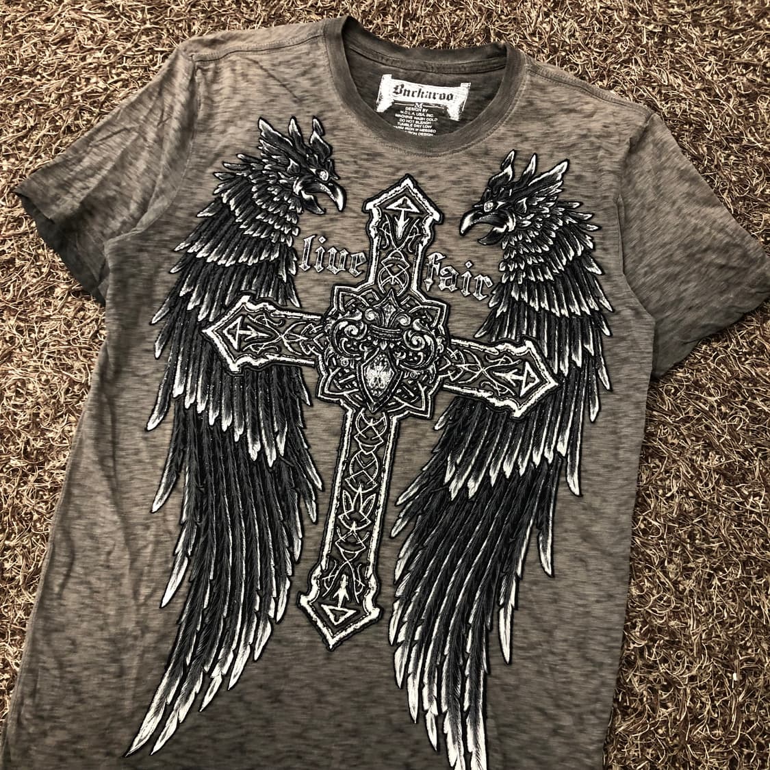 M 버커루 Y2K 오리엔탈 펑크티셔츠 상품이미지2