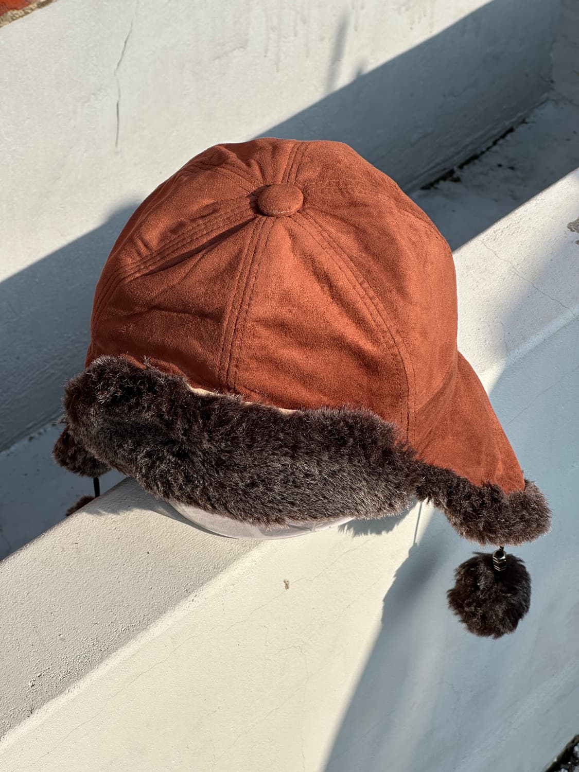 [S-M] 빈티지 스웨이드 트래퍼햇 모자 상품이미지1