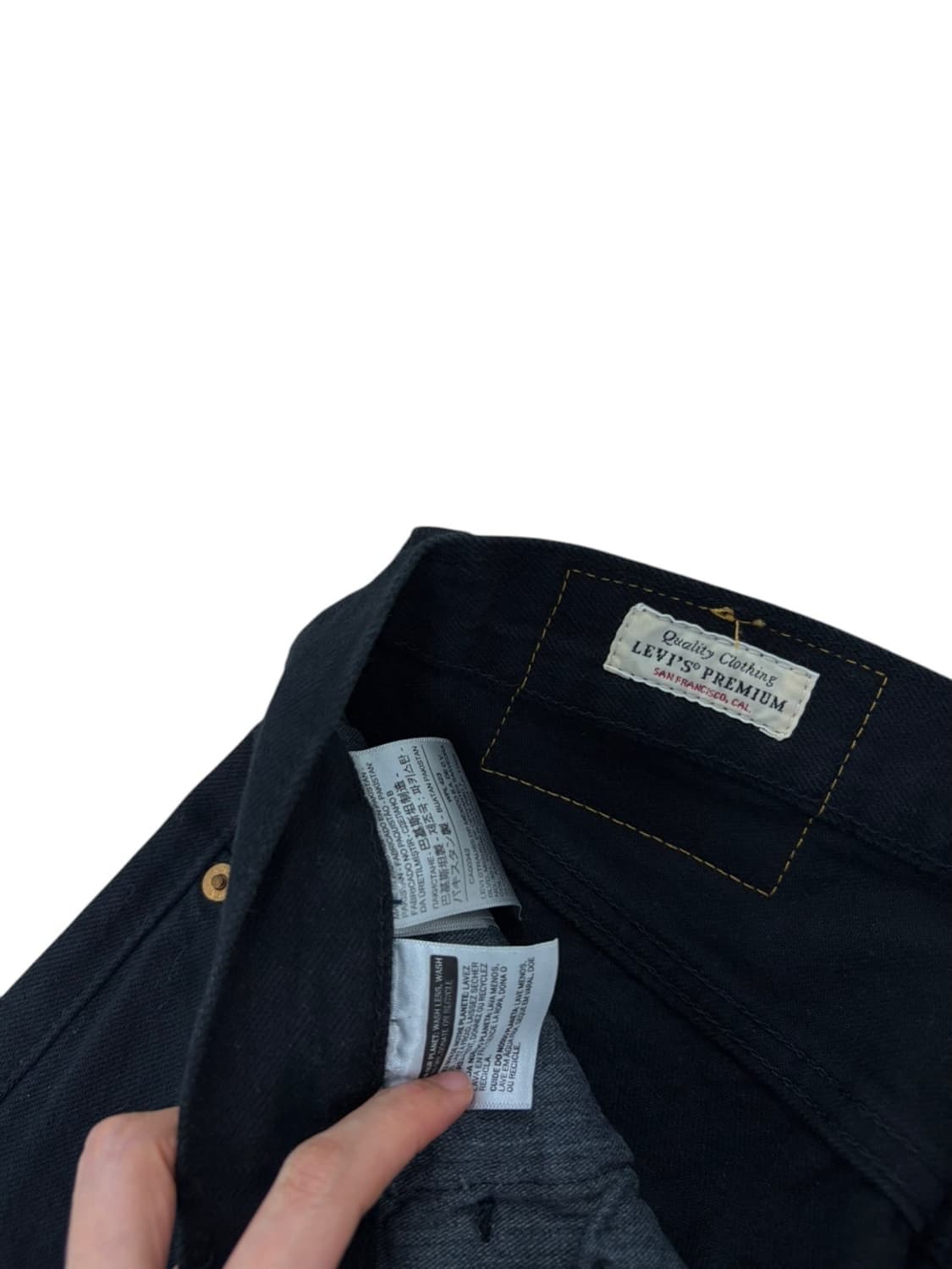 리바이스 501 블랙데님 (30)  상품이미지6