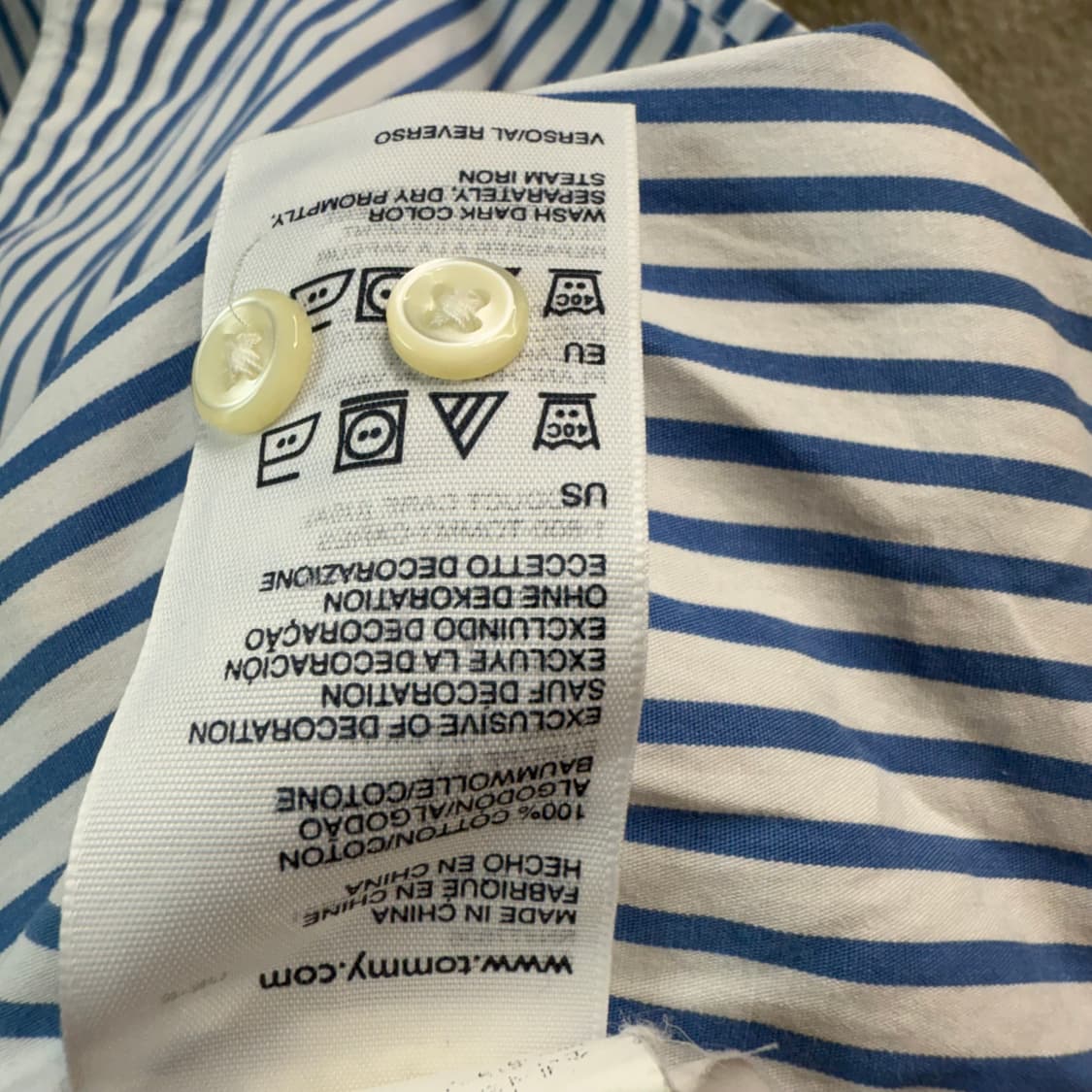 [M] 타미힐피거 스트라이프 셔츠 상품이미지7