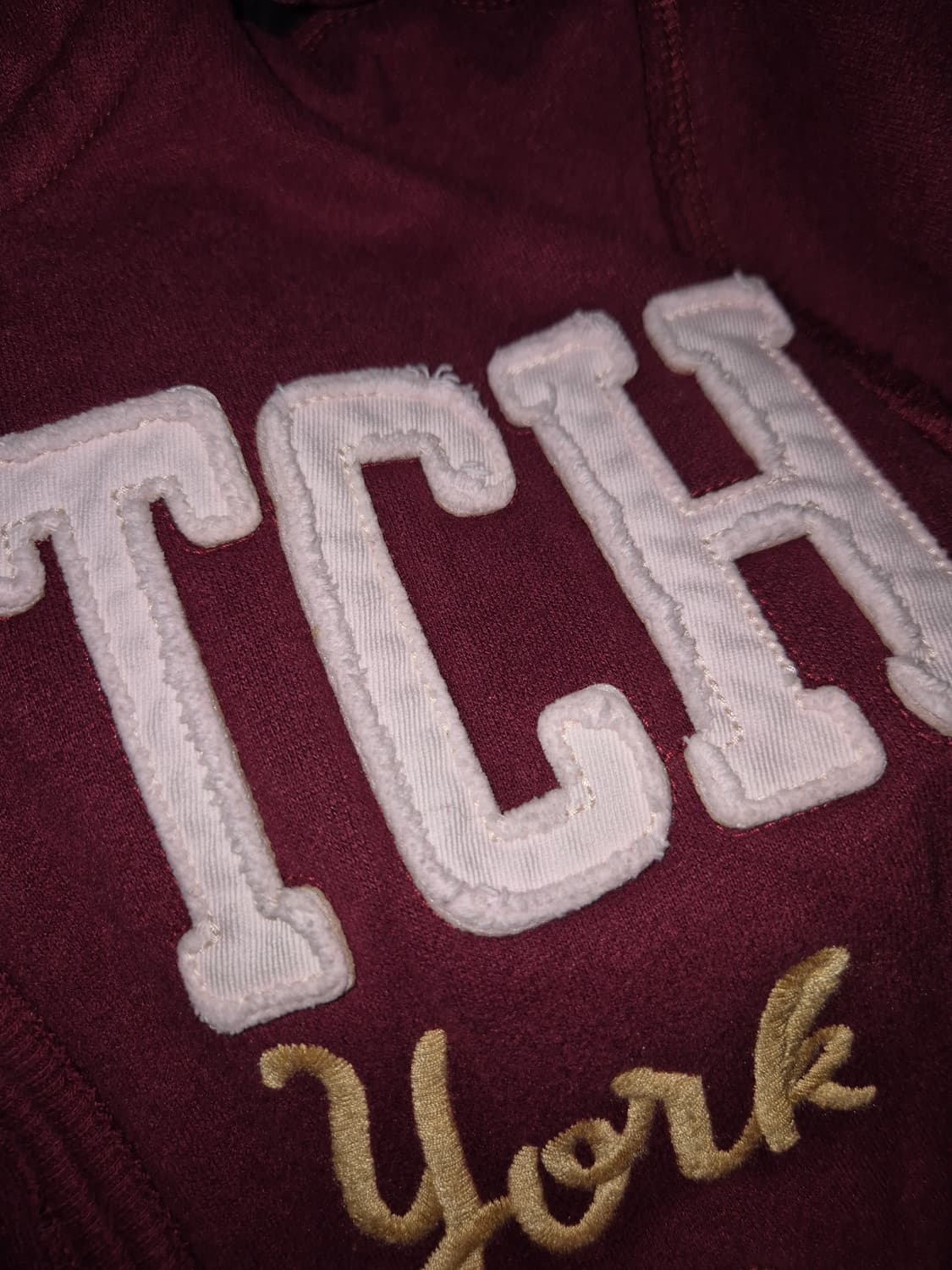 아베 버건디 연핑크 후드집업 M 상품이미지2