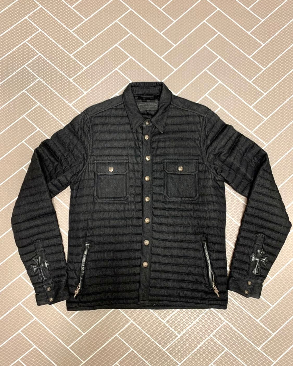 크롬하츠 퀄팅 패딩자켓 (L/상태극상) 상품이미지1