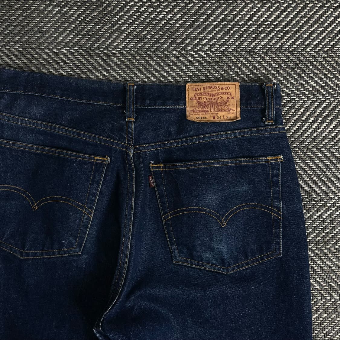리바이스 501xx 오리지날 복각 인디고 데님 팬츠 o 3130 상품이미지4