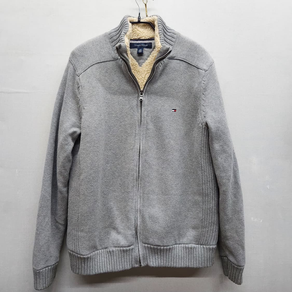 타미힐피거 니트(안감양털) 집업 S(M) 상품이미지1
