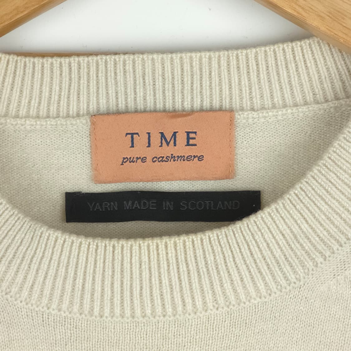 [100] 타임 캐시미어100 라운드넥 니트 상품이미지5