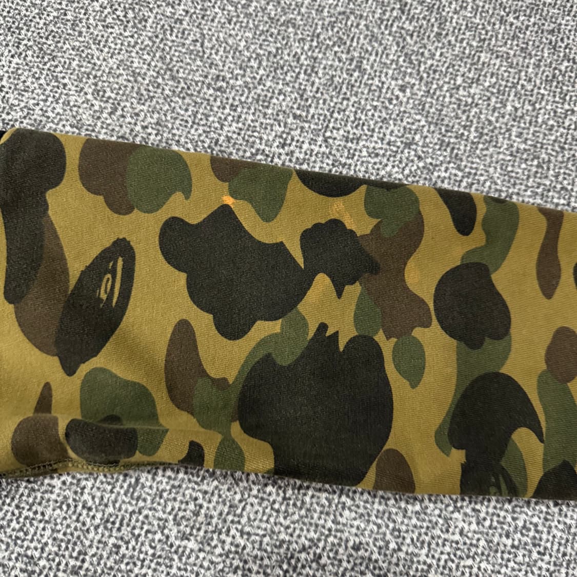 베이프 Bape 아수라 황계 블랙 카모 크루넥 맨투맨 상품이미지5
