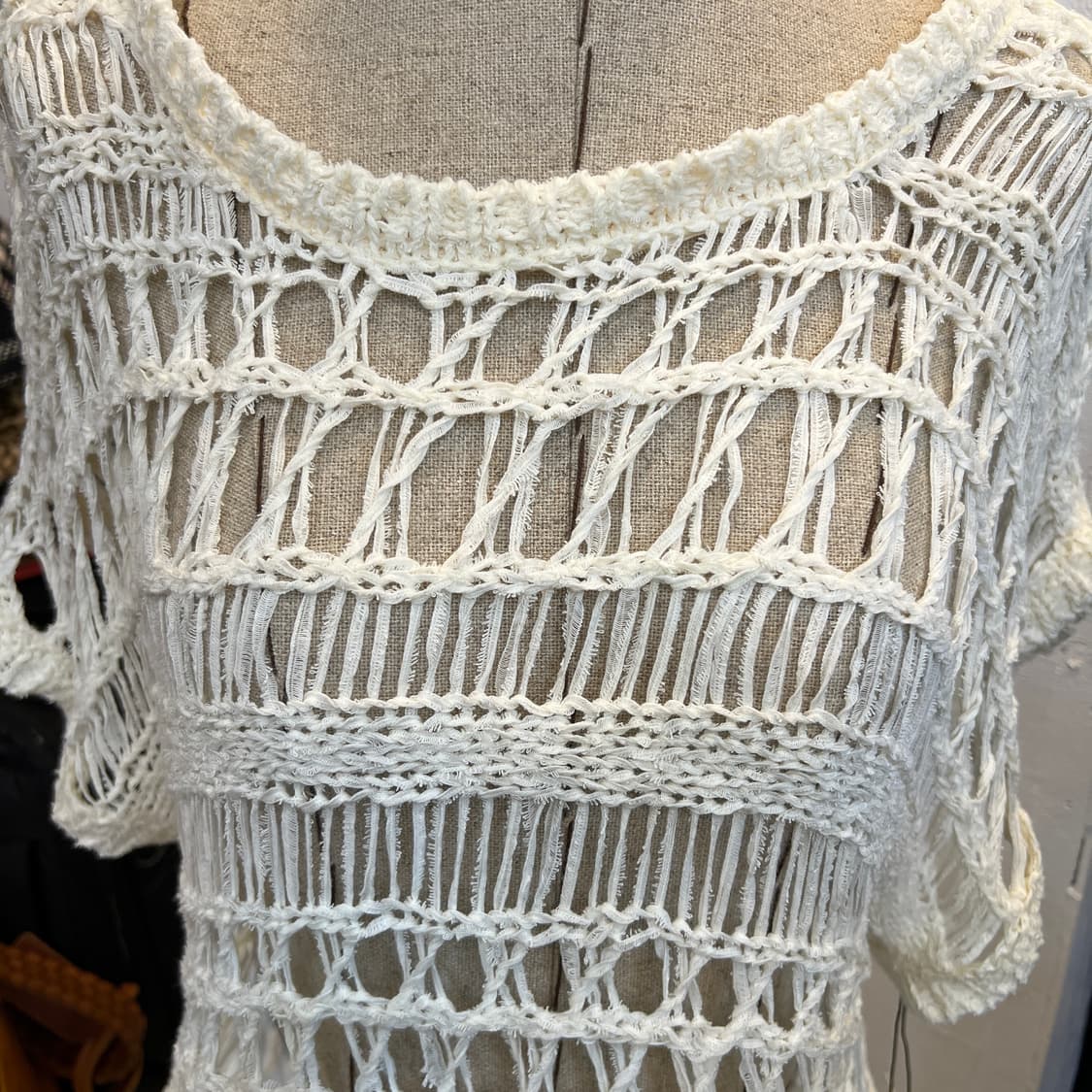 프린지 크로쉐 니트 상품이미지7