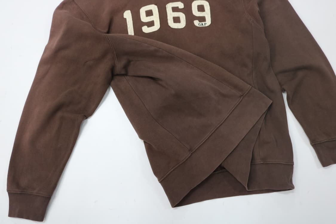 GAP 갭 빈티지 1969 빅 아치 로고 브라운 맨투맨 스웻셔츠 (XL) 상품이미지5