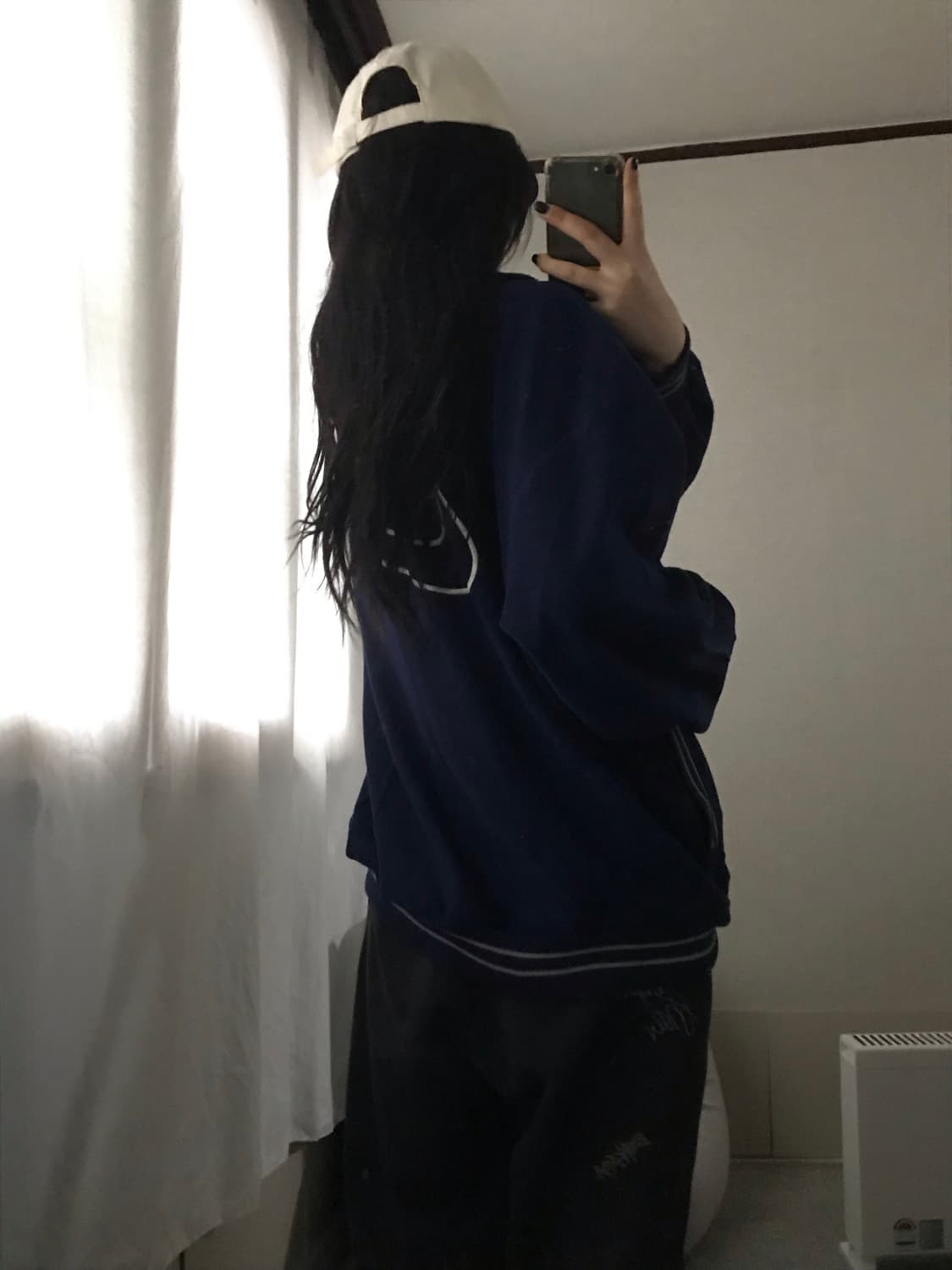 나이키 00s 빅로고 후리스 반집업 상품이미지6