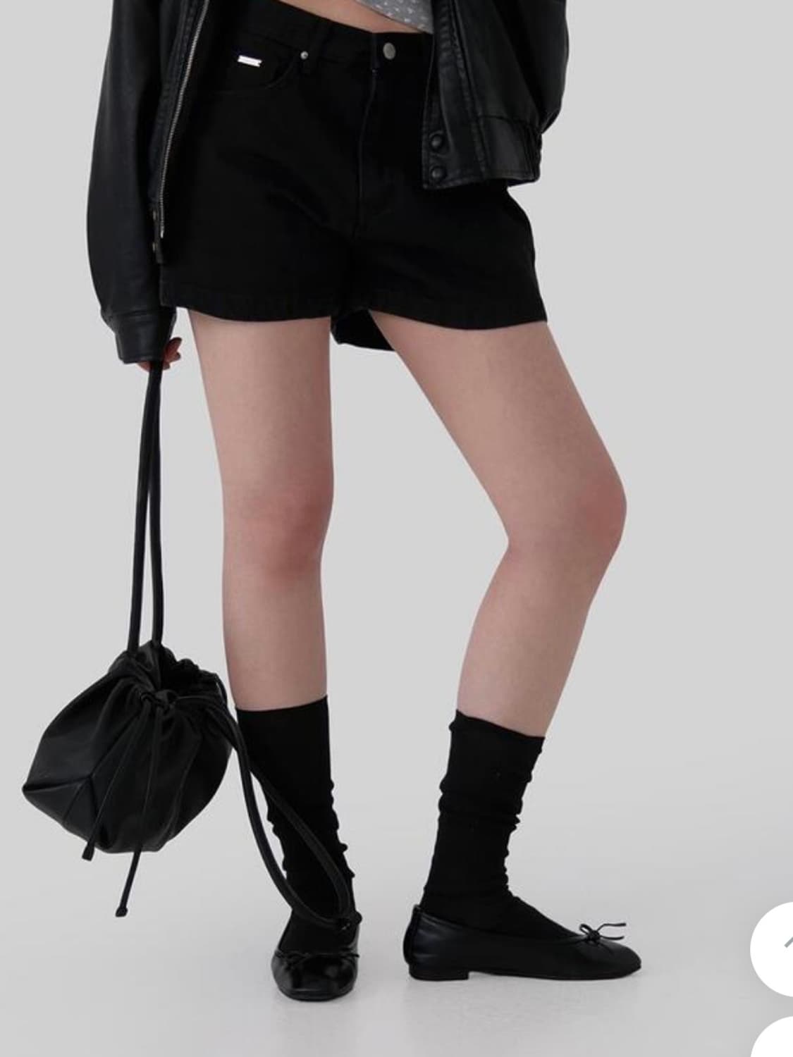 어텀 콘블랙데님쇼츠 상품이미지3