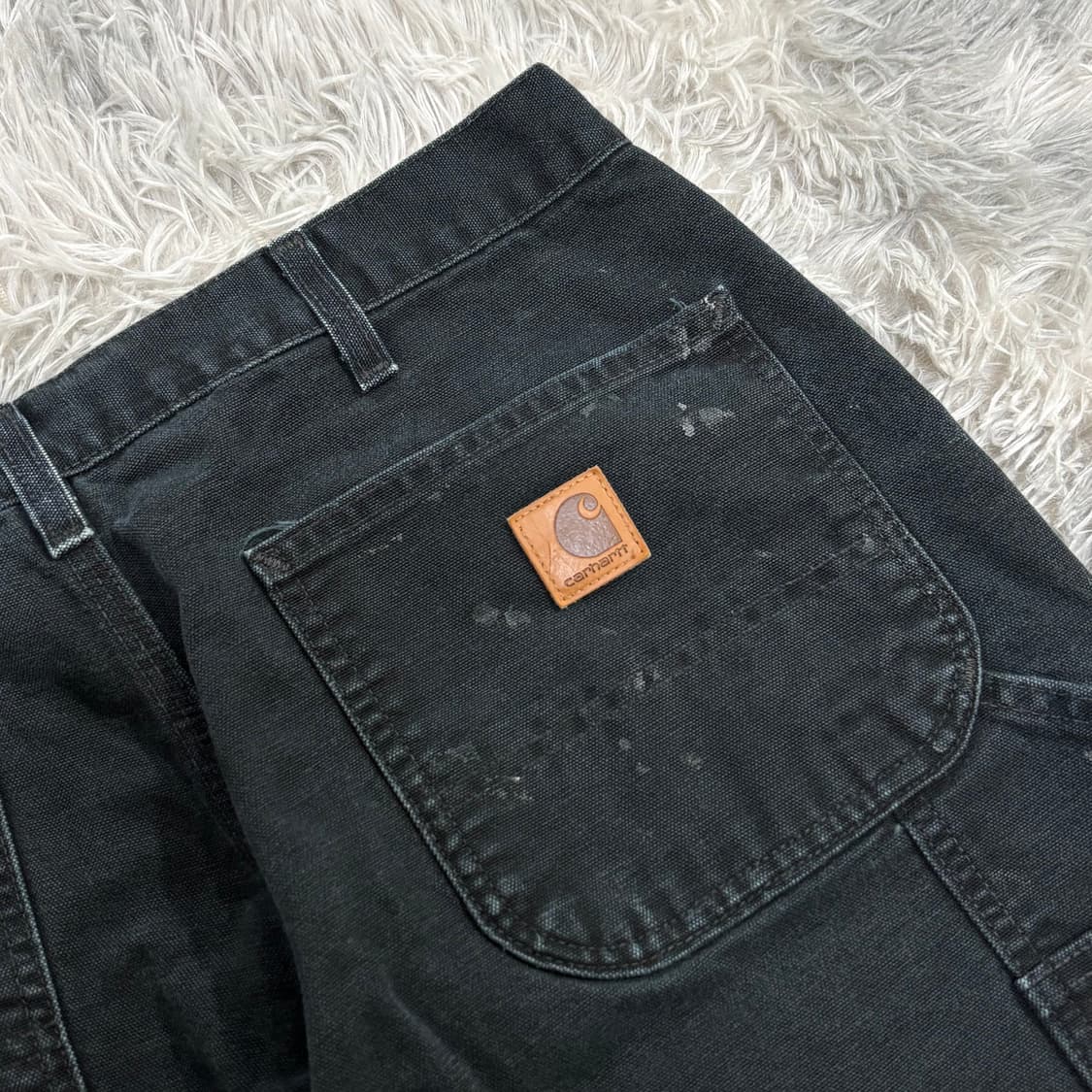 빈티지 칼하트 B11 BLK 싱글니 카펜터 팬츠 상품이미지6
