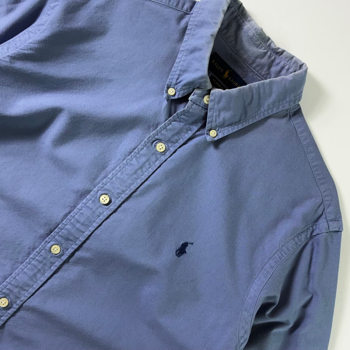 Polo  폴로 랄프로렌 자수 코튼 소라 옥스퍼드 셔츠  상품이미지3