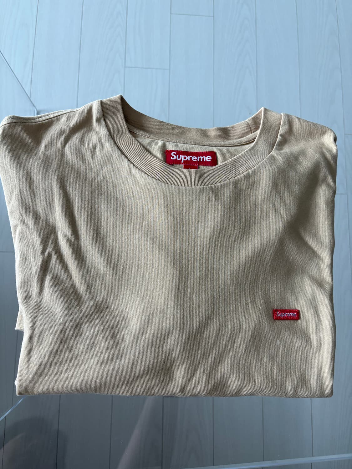 슈프림 24FW 스몰박스로고 긴팔티 L 상품이미지2