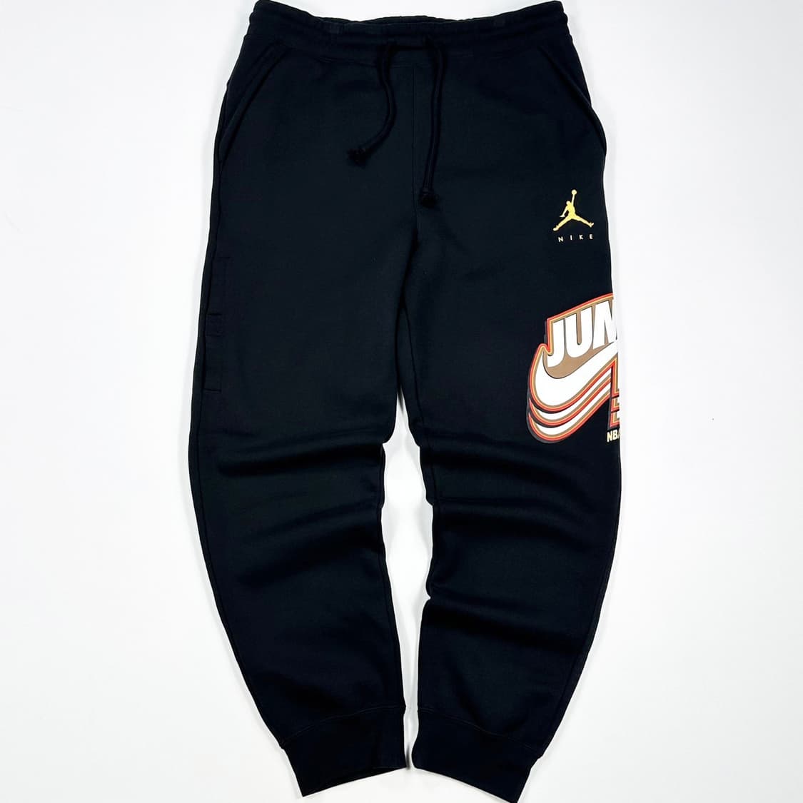 조던 나이키 점프맨 NBA 월드챔피언 블랙 조거팬츠 (XL) 상품이미지3