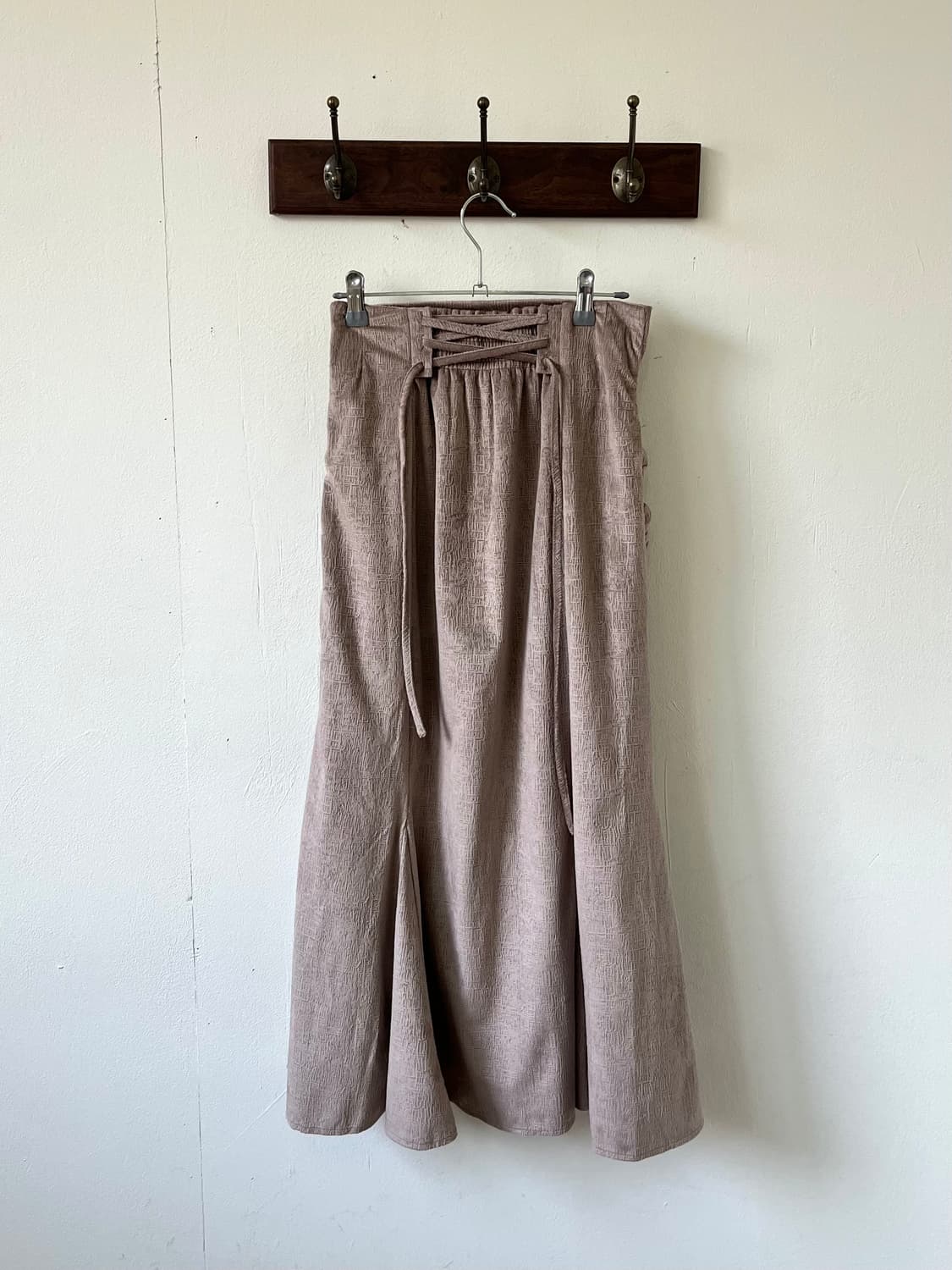 Meiru 셔링 코르셋 롱 스커트 상품이미지3