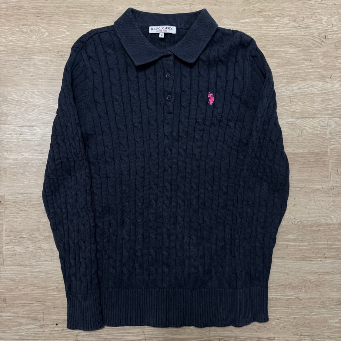 US폴로 카라 케이블니트 상품이미지1