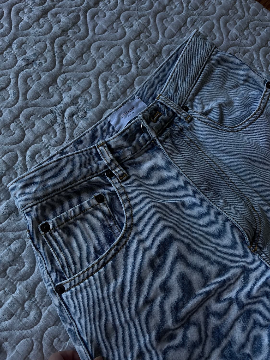 샵엠 shopm grace denim blue 상품이미지3