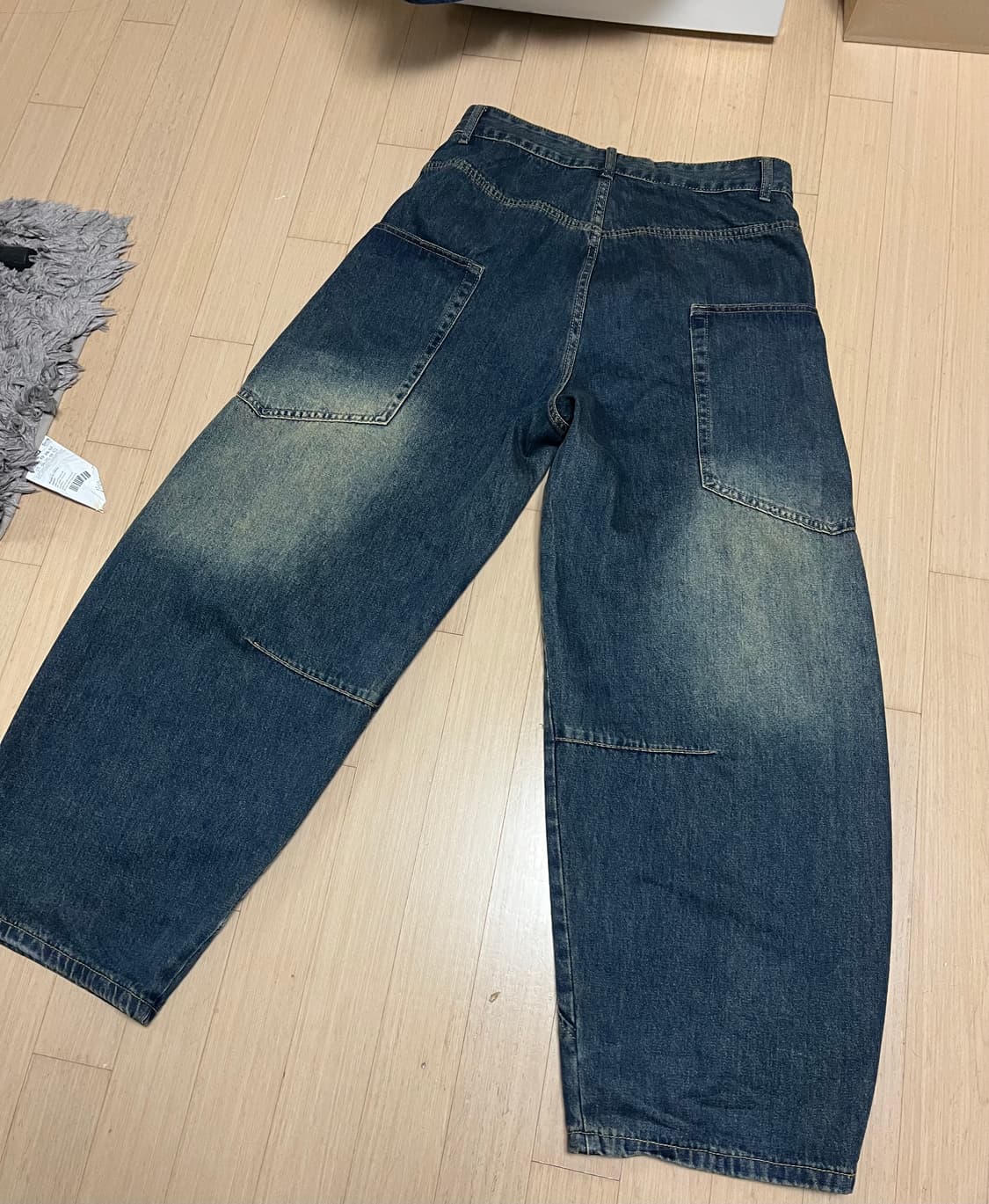 데님 와이드 팬츠 상품이미지3