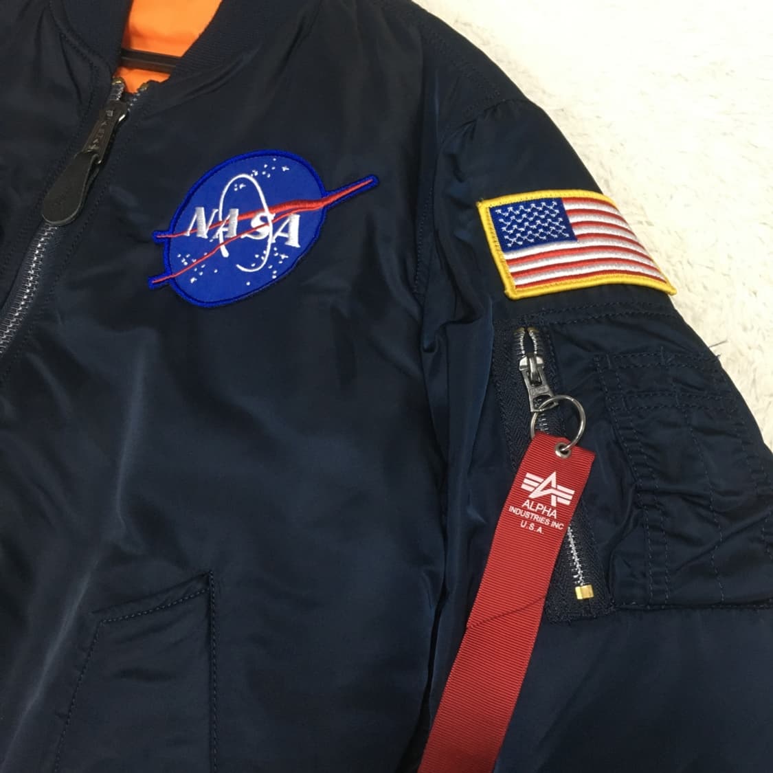 알파인더스트리트 나사 MA-1 항공점퍼 DD06 상품이미지2