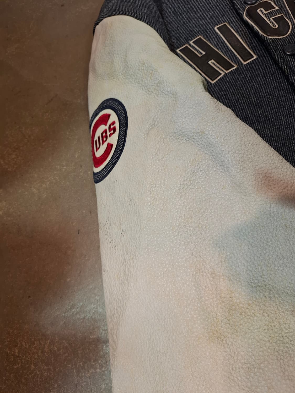 MLB 시카고 컵스 레더 바시티 상품이미지7