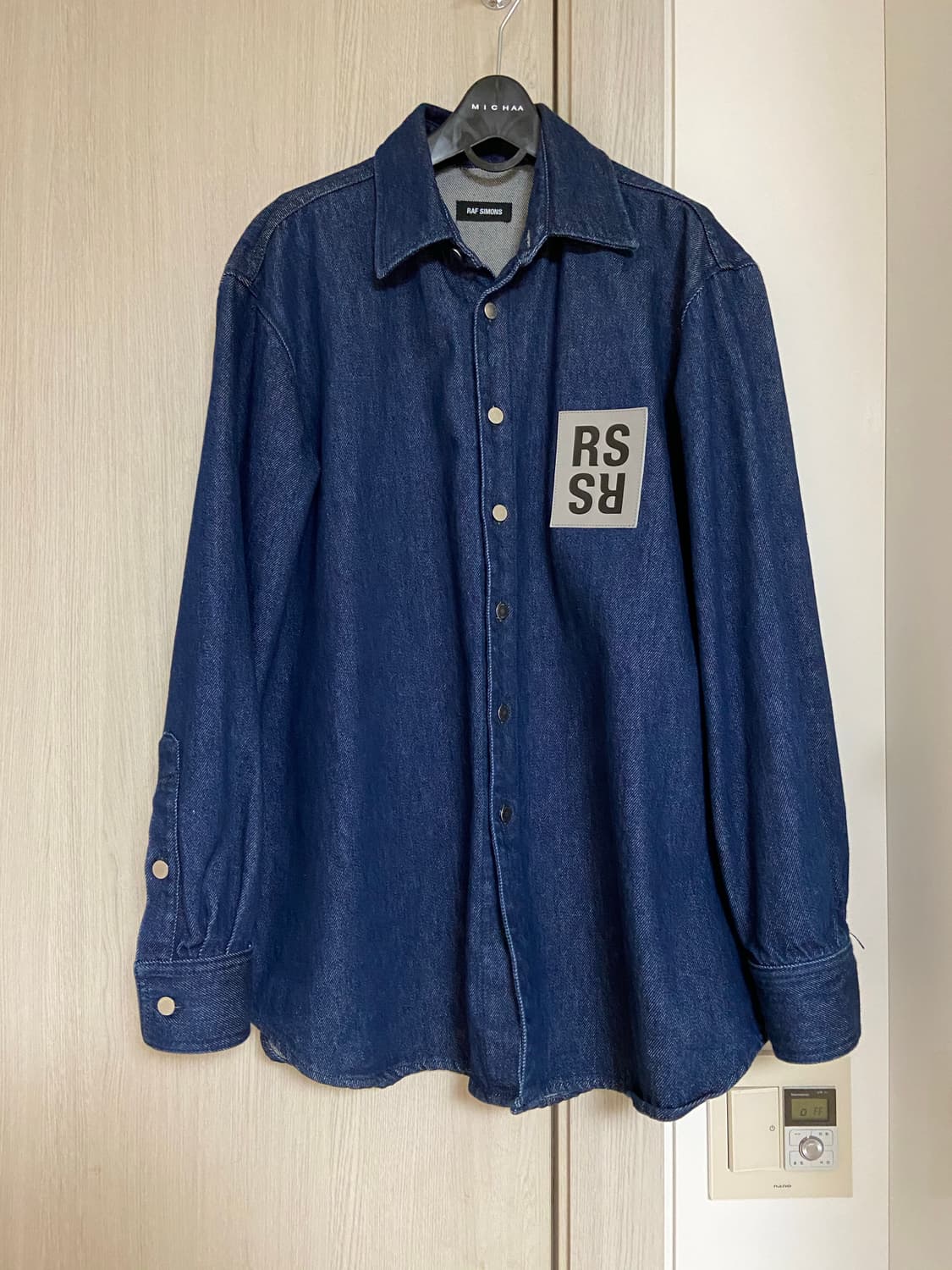 18aw 라프시몬스 패치 셔츠 M 상품이미지1