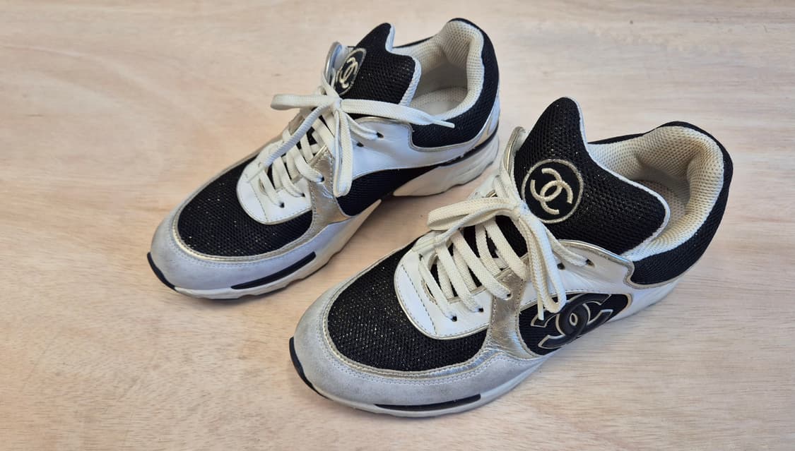 샤넬 펄 로고 스니커즈(운동화) 38.5 상품이미지2