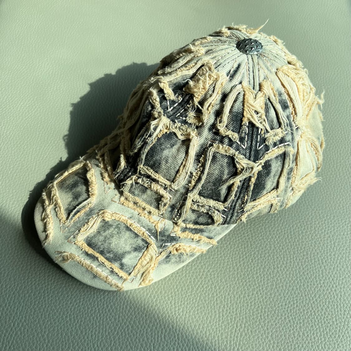 떠그클럽 데님 웹 캡 베이지 판매 상품이미지1