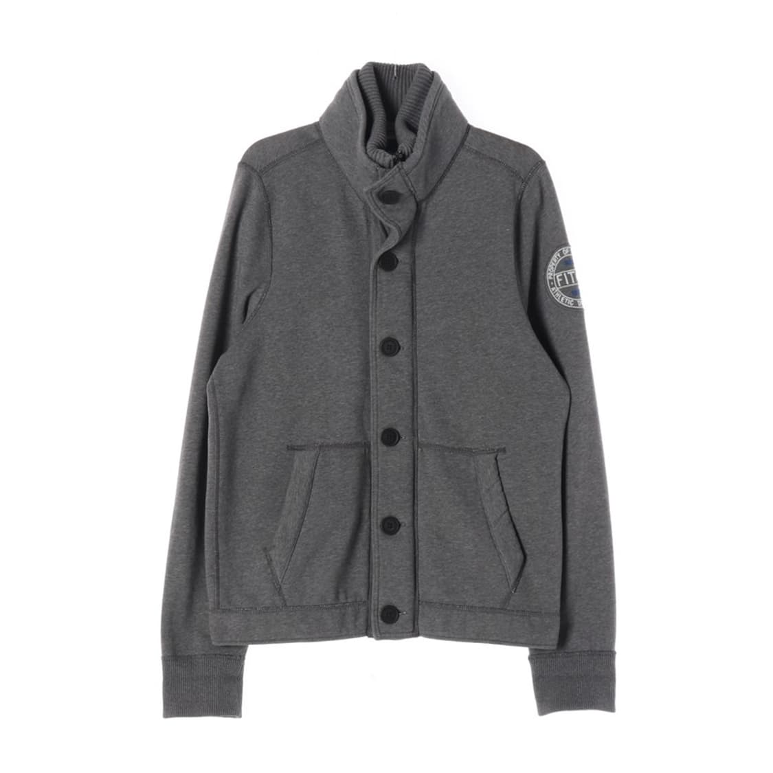 아베크롬비 헤비 코튼 숄카라 버튼 가디건 L 상품이미지1