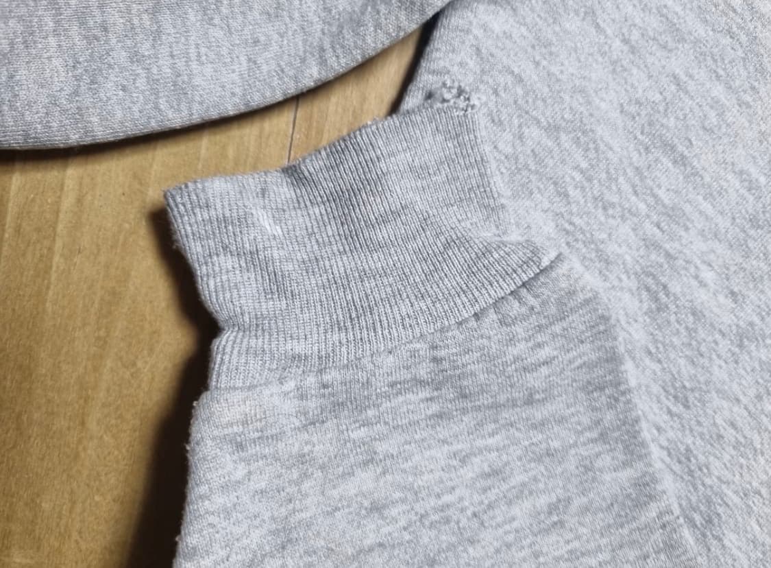 90s 러셀 후드 라이트그레이 L 상품이미지6