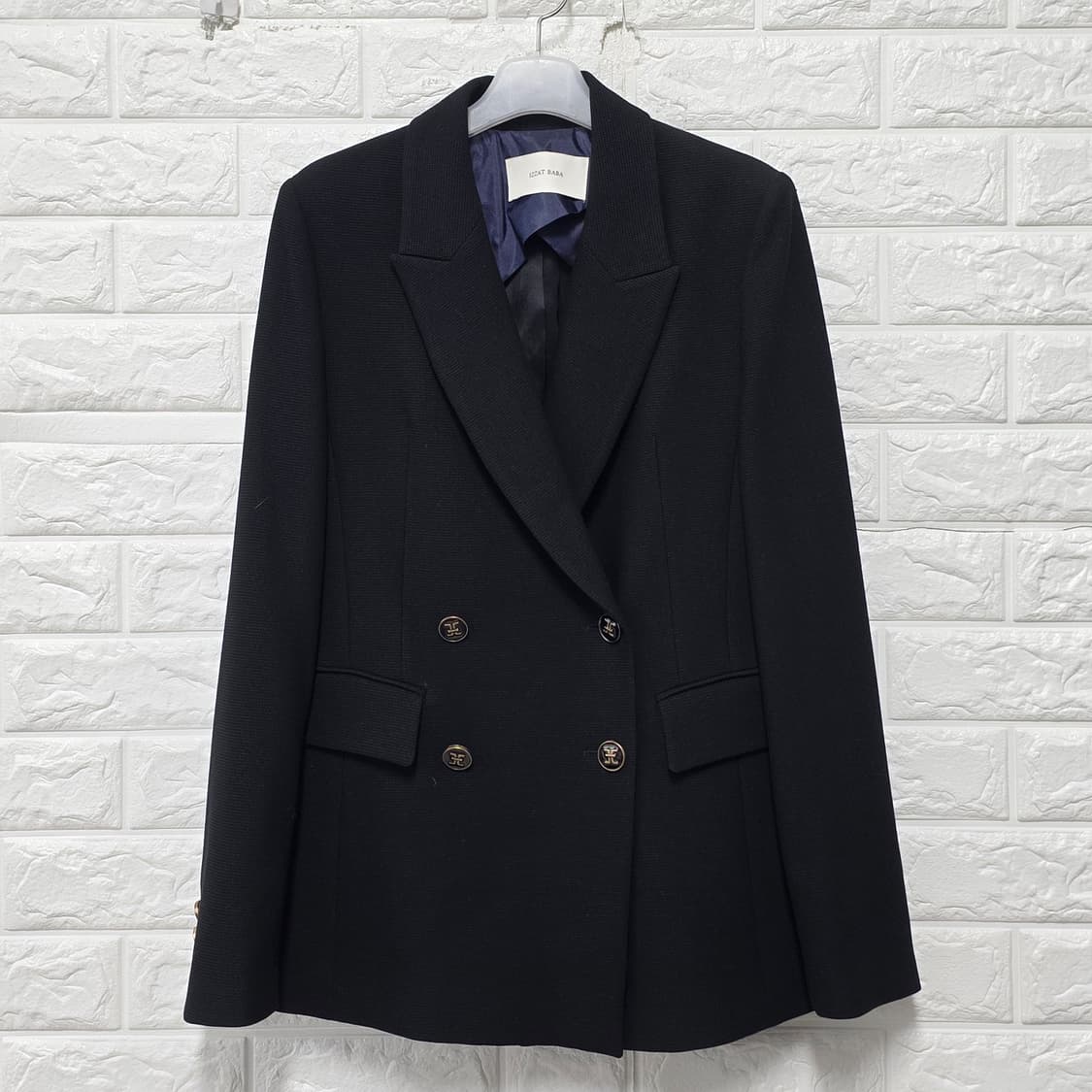 이이잗바바 블랙 더블 버튼 자켓 M fbe 상품이미지1